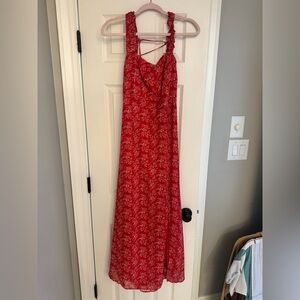 Lulus long, backless dress. Worn once to a wedding. Size XL